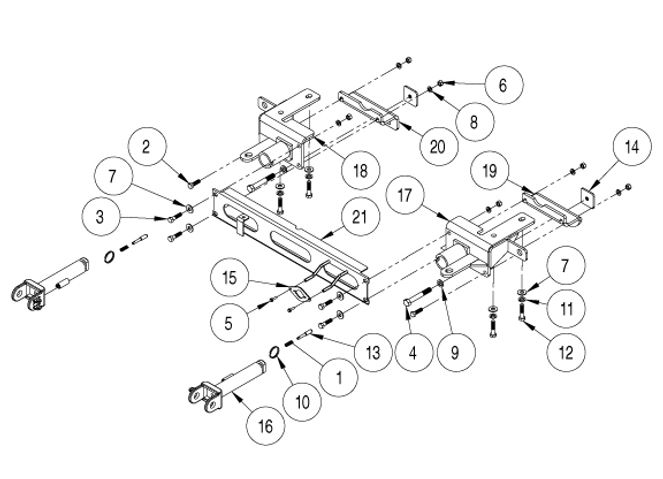 522206-5 - BASEPLATE - 2021-2026 Dodge Durango