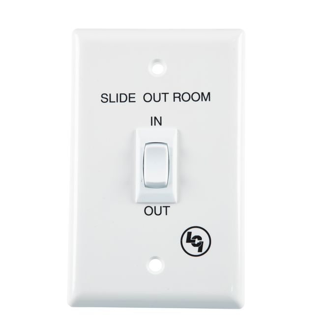 120639 - In-Wall® Interior In/Out Switch for RV Slide-Outs - White
