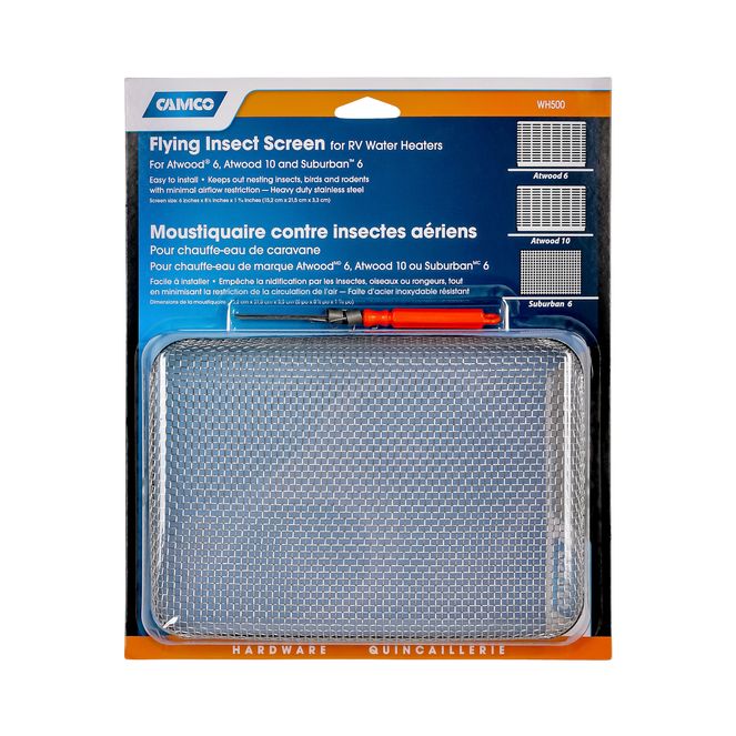 42145 - Flying Insect Screen-WH500, Atwood 6-10, Sub 6 Gal, Blister