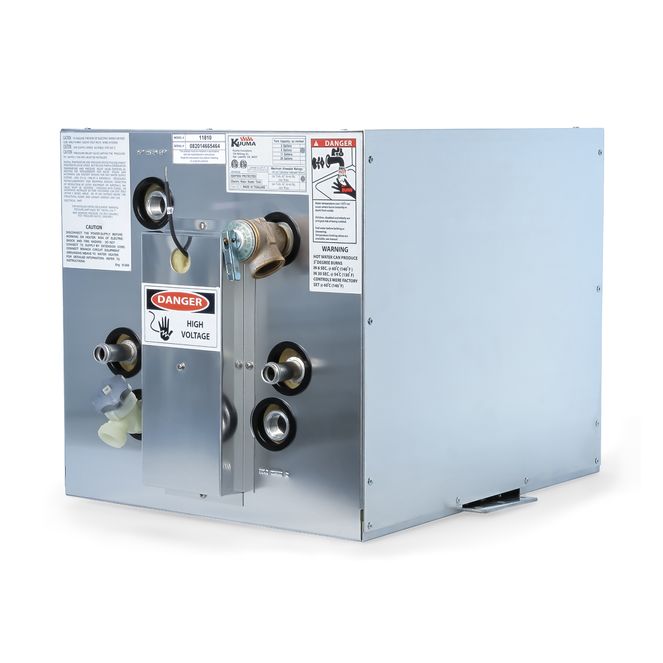 11810 - 6 Gal WH, 120V Front Heat Exch,Side Mount, UL