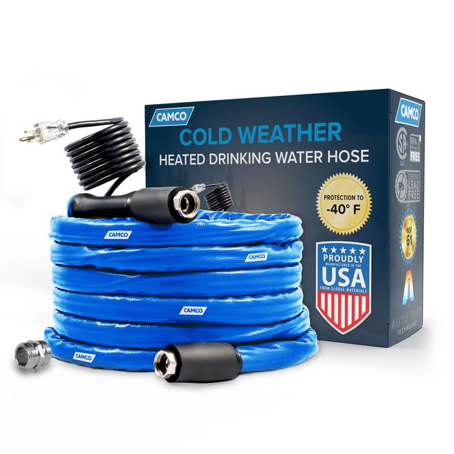 22924 - Heated Drinking Water Hose, -40° F, 50-Foot, 5/8-Inch ID